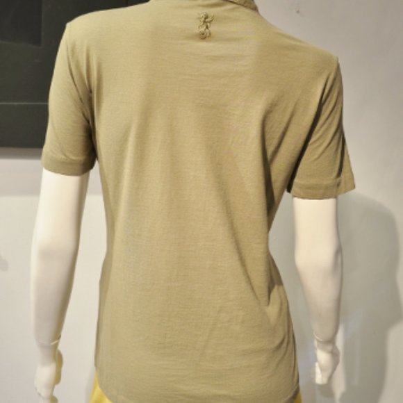 Olive Pure Cotton Mixie Top - Picture 4 of 8